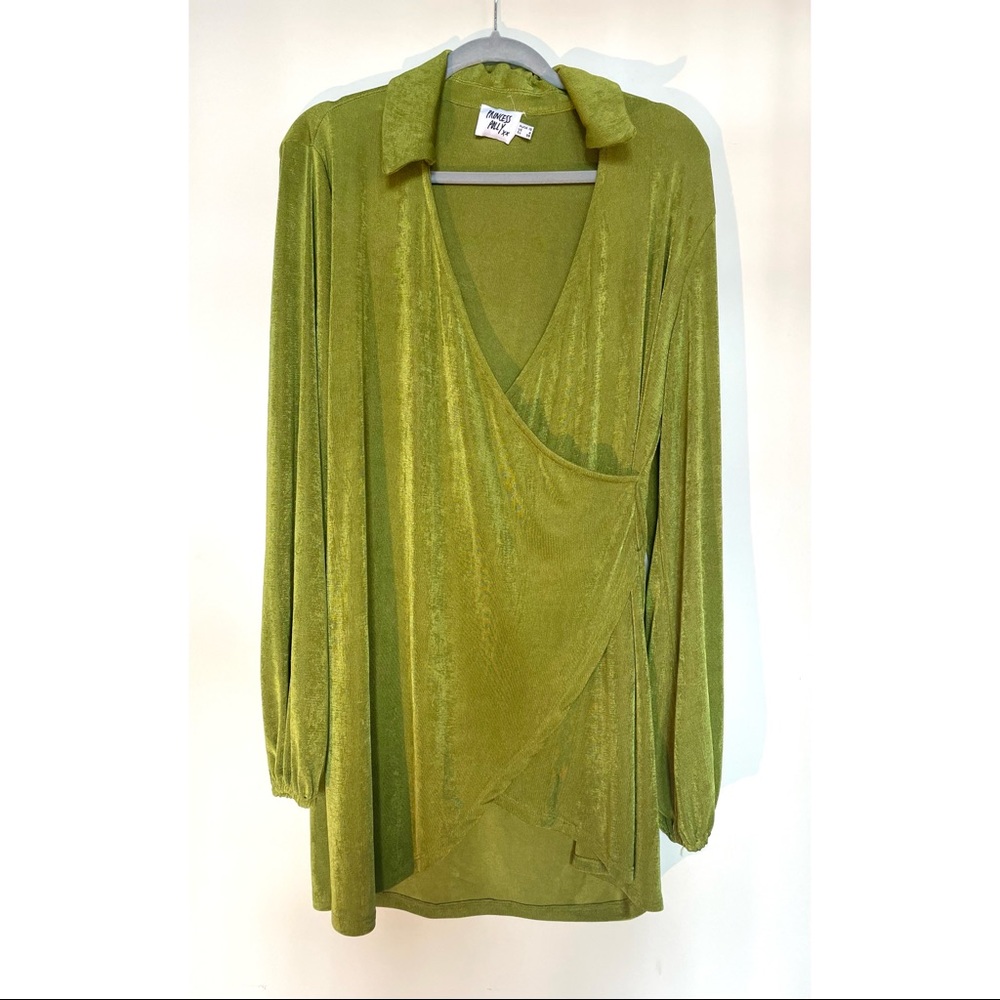Princess Polly Green Cocktail Dress (Size 6)